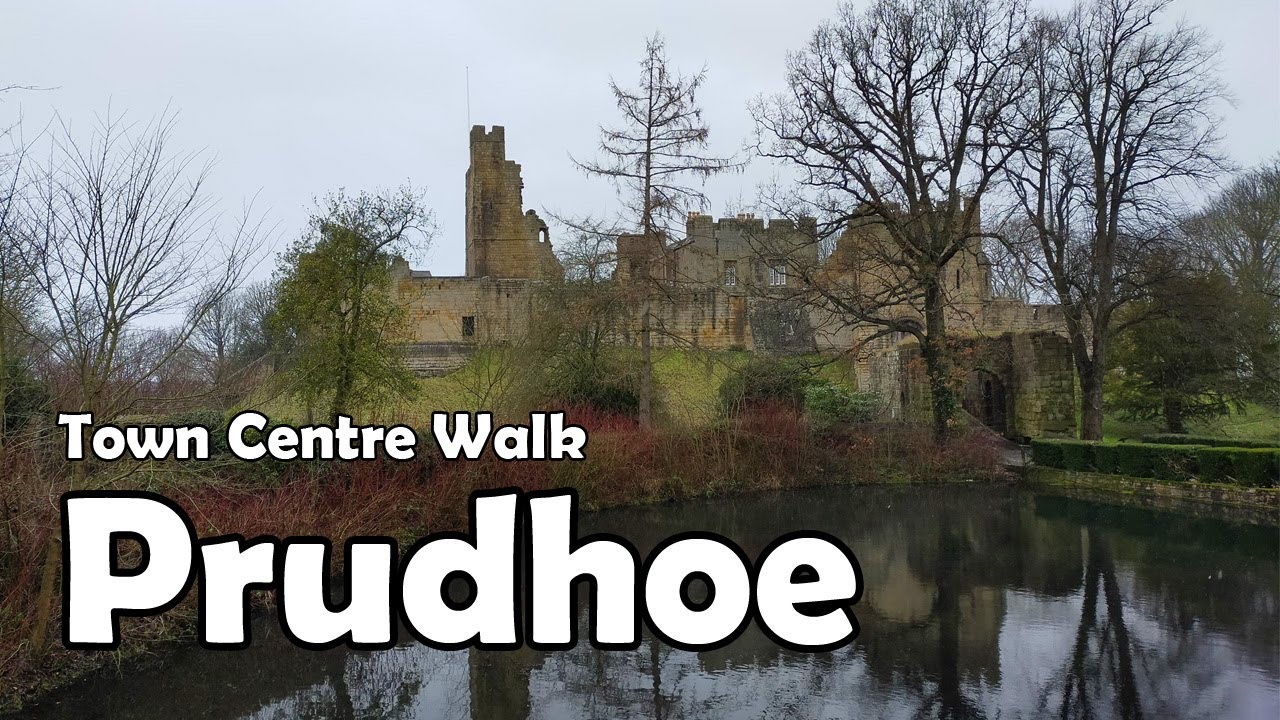 Prudhoe, Northumberland【4K】| Town Centre Walk 2021