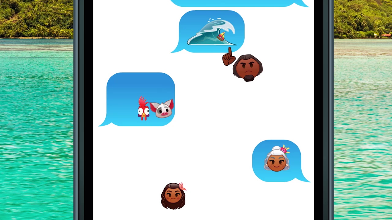 Moana As Told By Emoji