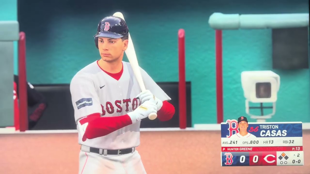 Red Sox vs Reds MLB the show 24 full game 1 Inning game