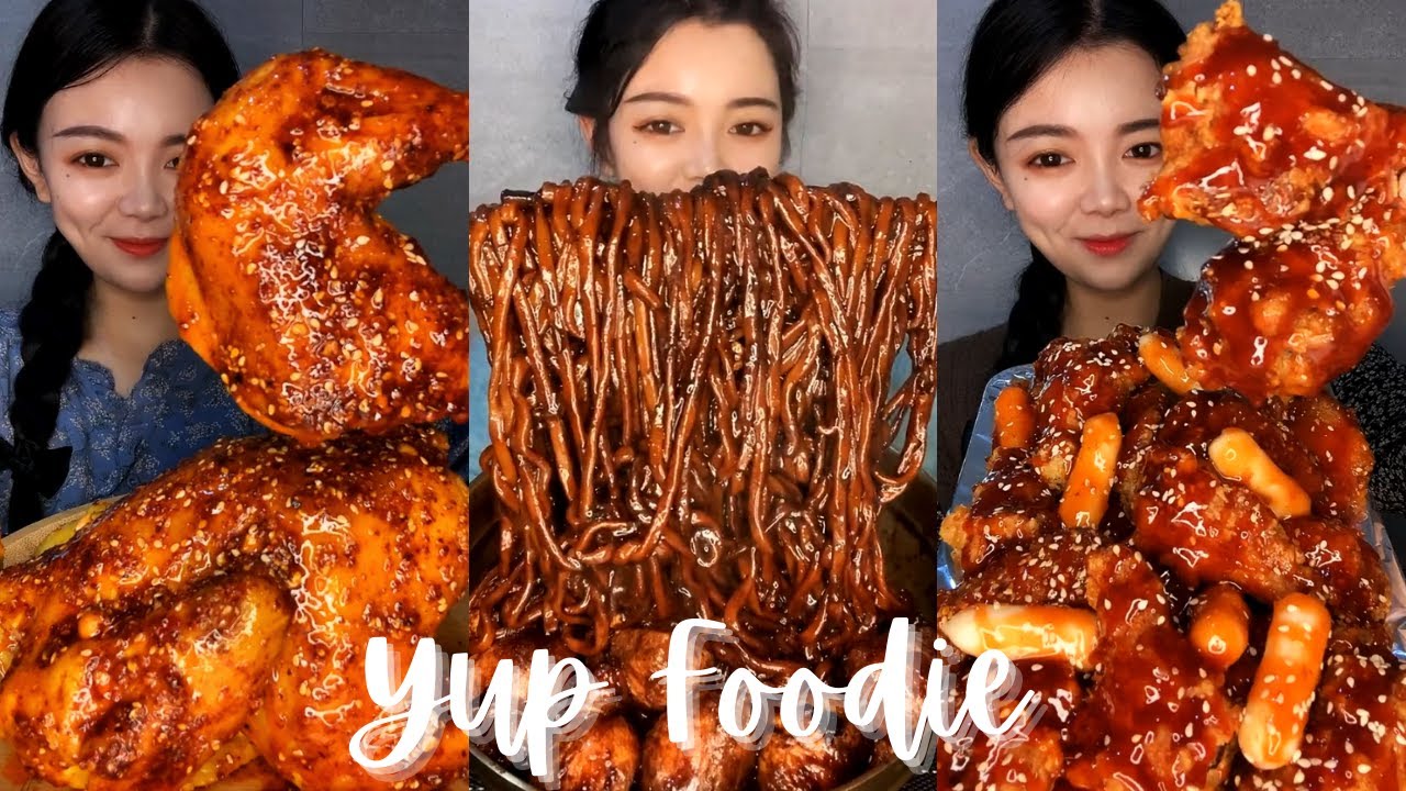 ASMR Chinese Food Mukbang | Super Spicy Chinese Food Mukbang | Eating Sounds | Yup Foodie #89
