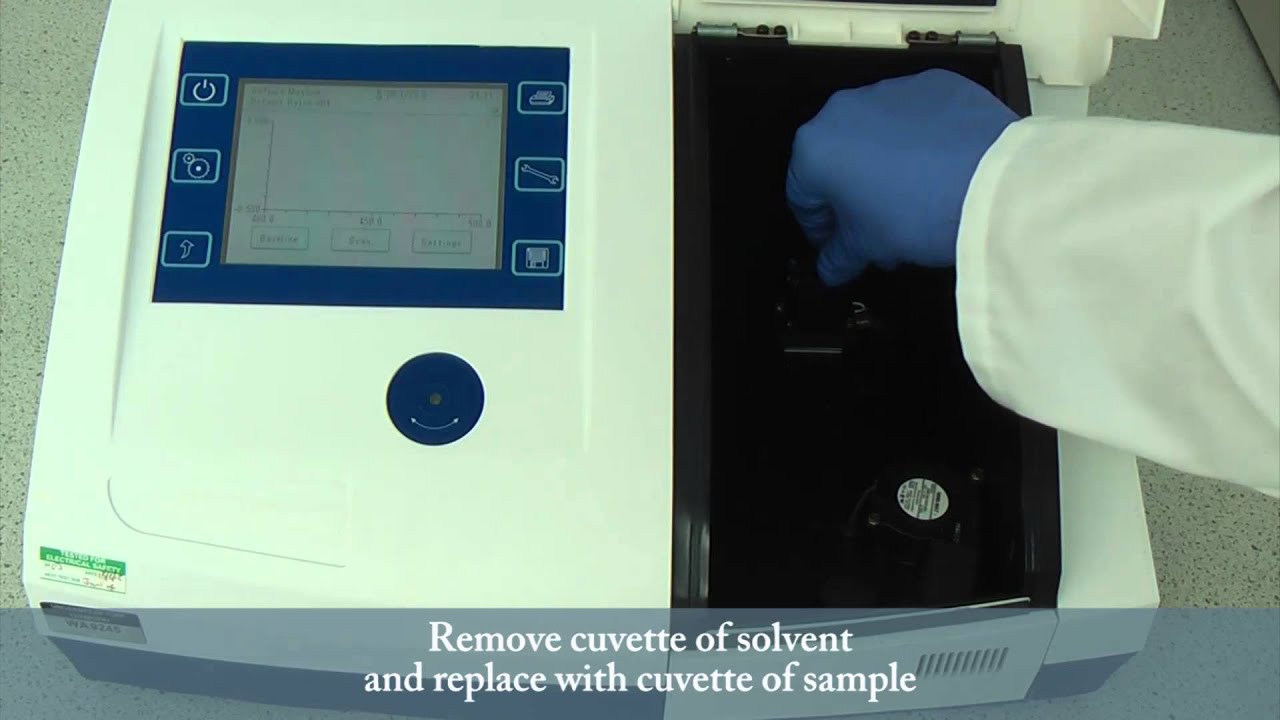 Recording a Scanning Spectrum on a Jenway UV
