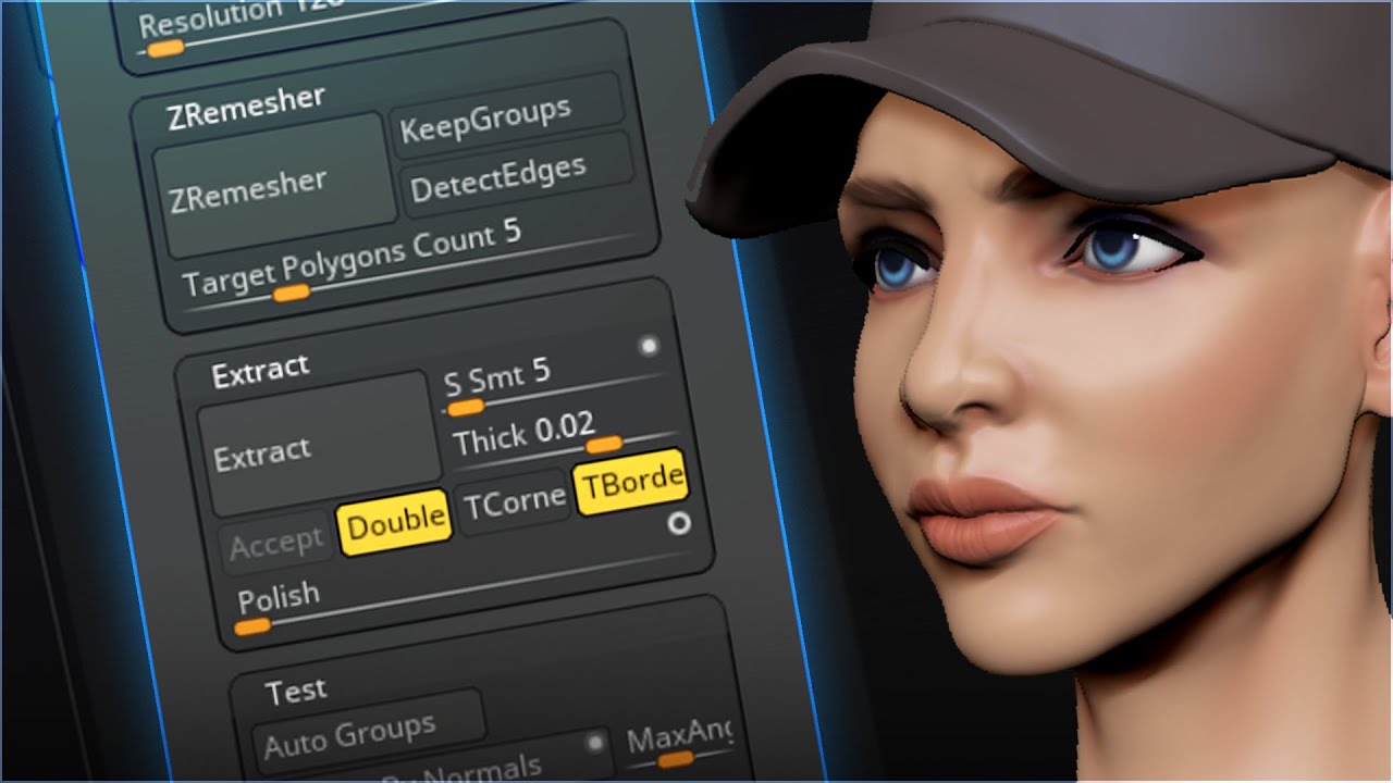 Как создать СВОЁ МЕНЮ в ZBrush. ZBrush custom popup menu