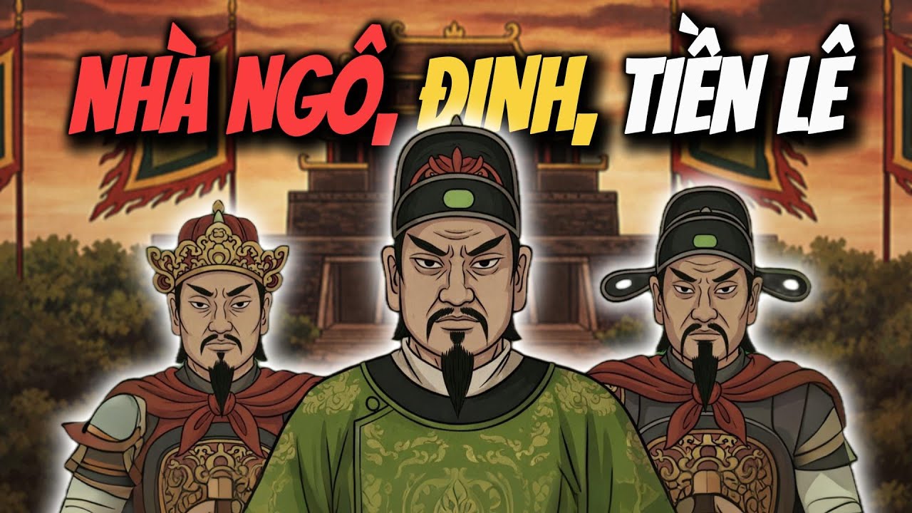 Tóm Tắt Nhà Ngô - Nhà Đinh - Nhà Tiền Lê | Ngô Quyền, Đinh Bộ Lĩnh, Lê Hoàn