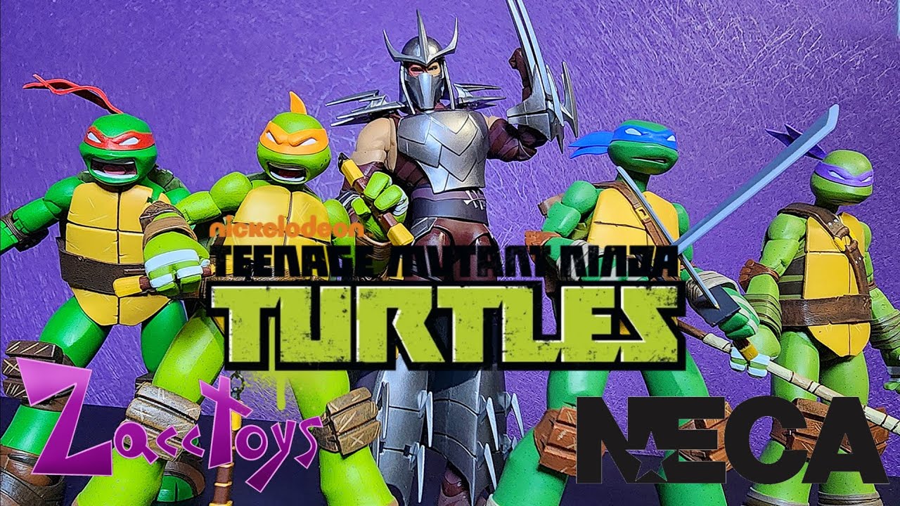 Обзор фигурки мультсериала NECA TMNT 2012 Черепашки и Шреддер!