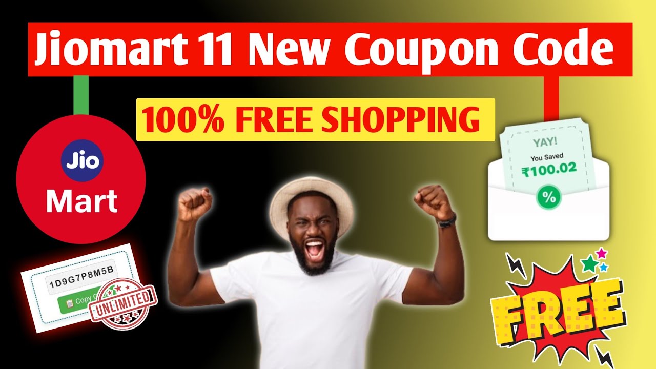 Jiomart 11 New Coupon Code Today | Jiomart 100 Free Shopping | Jiomart 100 off coupon Today 