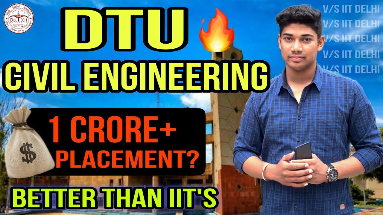 ALL ABOUT CIVIL ENGINEERING | DTU | PLACEMENTS | PACKAGE | DEPARTMENT TOUR |