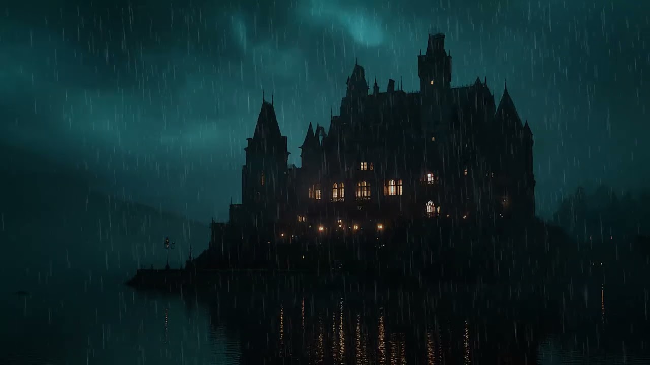 Rain Sounds for Sleep and Relaxation - Beat insomnia with Rain and Thunder from Ancient Castle