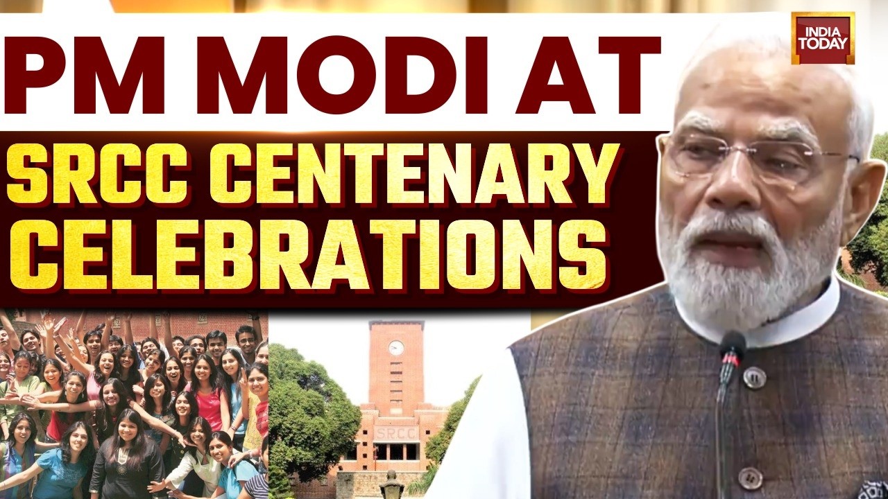 PM Modi Full Speech At SRCC Centenary Celebrations | PM Modi Gen Z Outreach | India Today