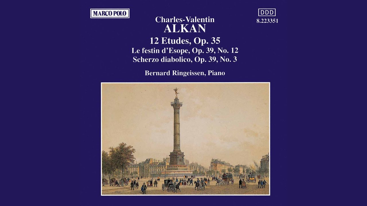 12 Études dans les tons mineurs, Op. 39: No. 12, Le festin d'Ésope