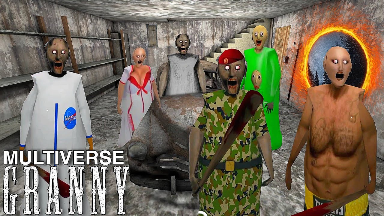 Granny Multiverse Full gameplay | Iron Granny Nasa Granny Army Granny Sab ek hi game😳😱