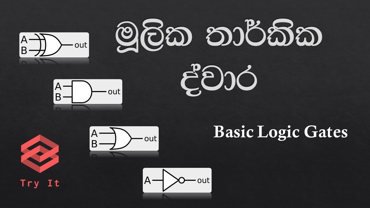 Basic Logic Gates (Sinhala) | මූලික තාර්කික ද්වාර