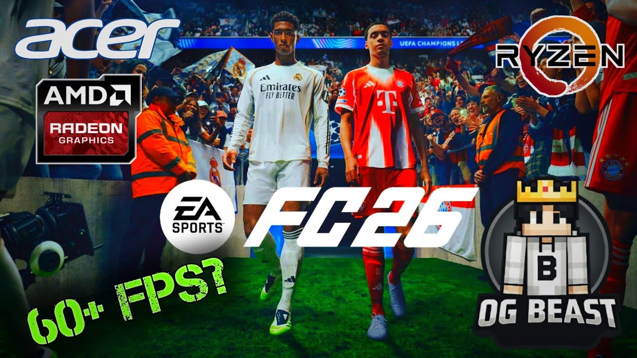 EA FC 26 Test on Acer Aspire Lite (16GB RAM) | Ryzen 7 7730U | Smooth or Lag?