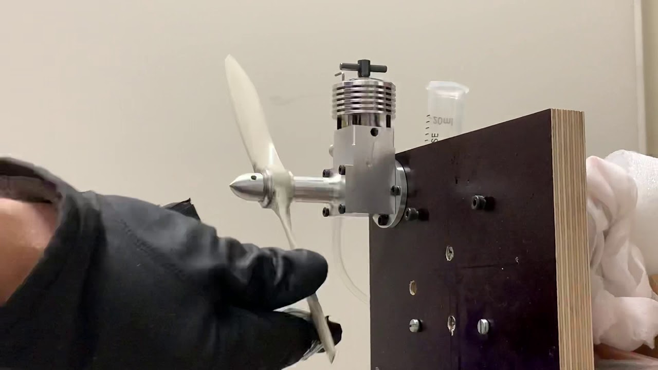 Boll Aero 18 model diesel engine build by OMK