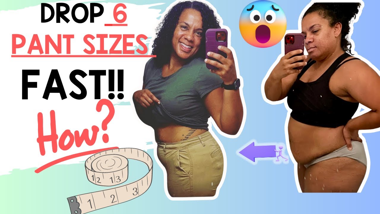 How to Drop 6 Pant Sizes in 12 Weeks 😱🤯| Weight Loss Transformation