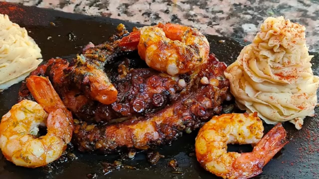 PULPO A LA PLANCHA/Cómo Preparar Pulpo a la Plancha