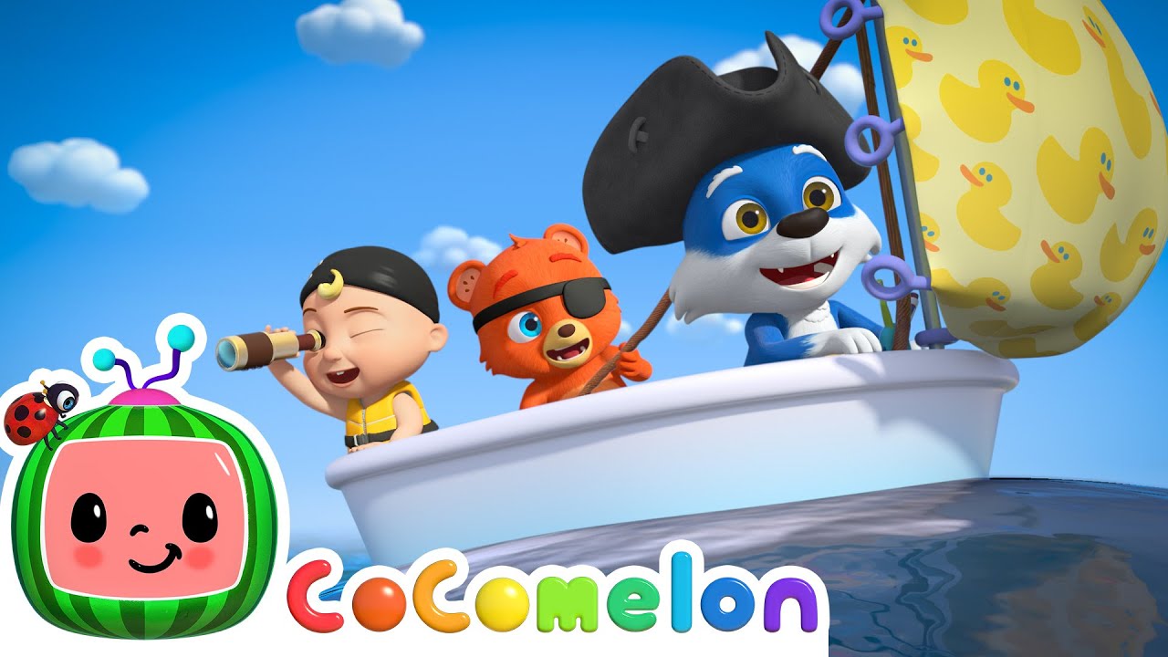 Bathtub Pirates! | NEW 🏴&zwj;☠️ CoComelon Animal Time | Animals for Kids
