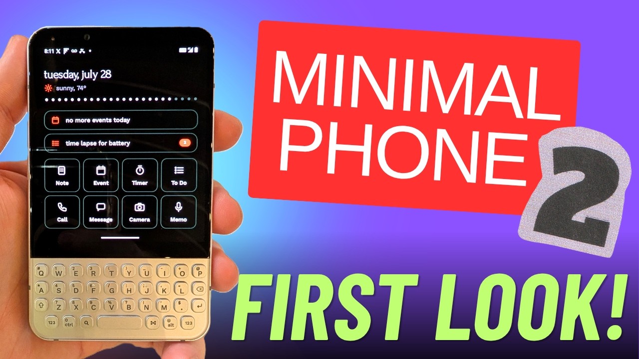 Minimal Phone 2: первые впечатления от использования!