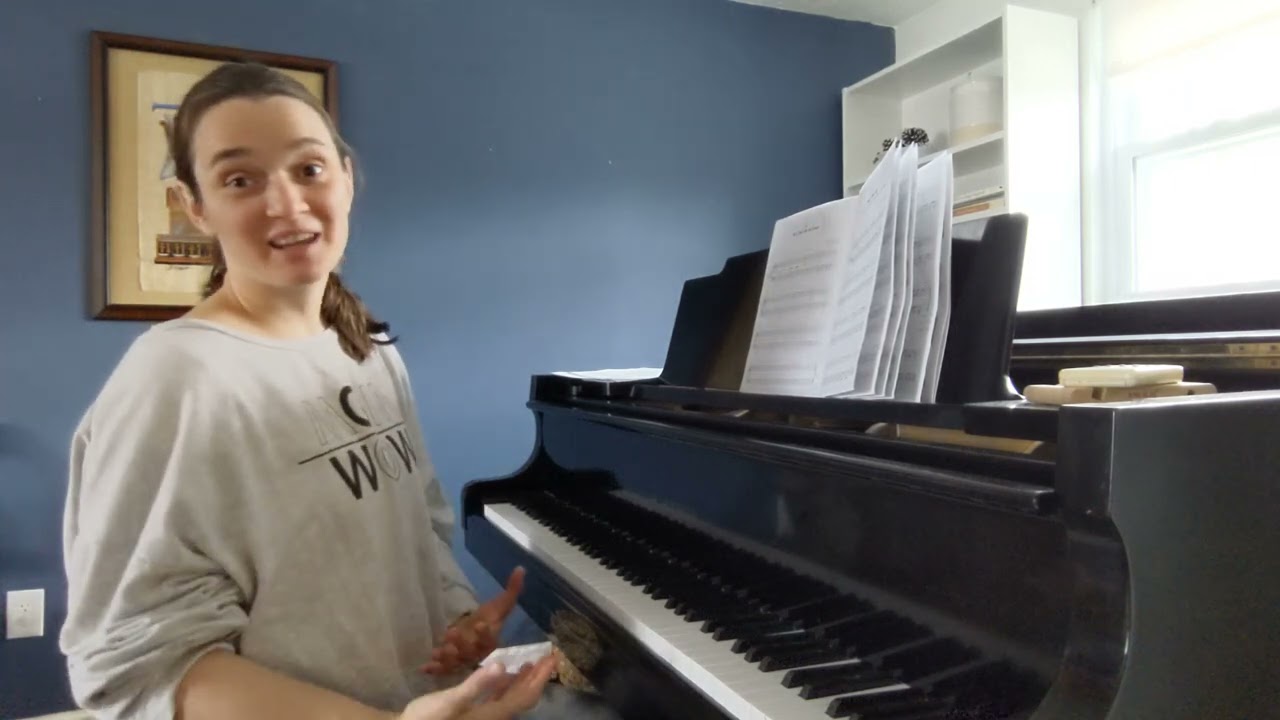 Suzuki Piano Lessons: Au Claire de la Lune left hand