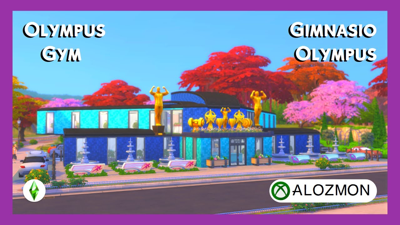 Olympus Gym. / Speed Build / Gimnasio Olympus. - Sims 4 [No CC]