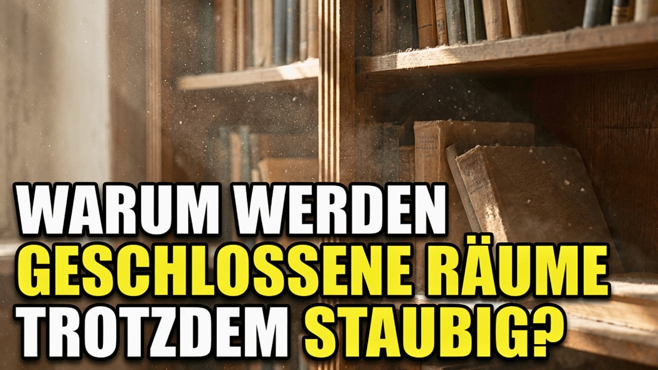 Warum sammelt sich Staub sogar in geschlossenen Räumen?