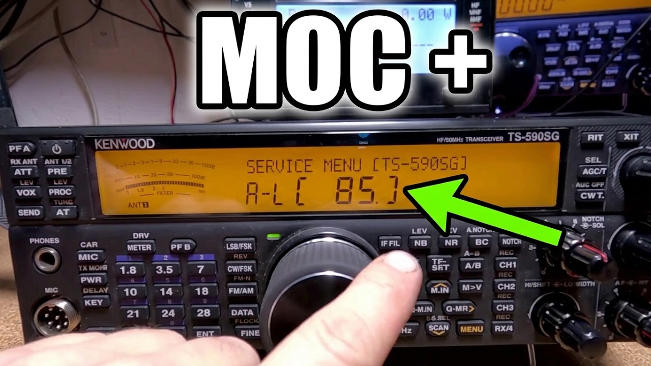 #Kenwood  TS590SG service menu podniesienie mocy,pomiary...