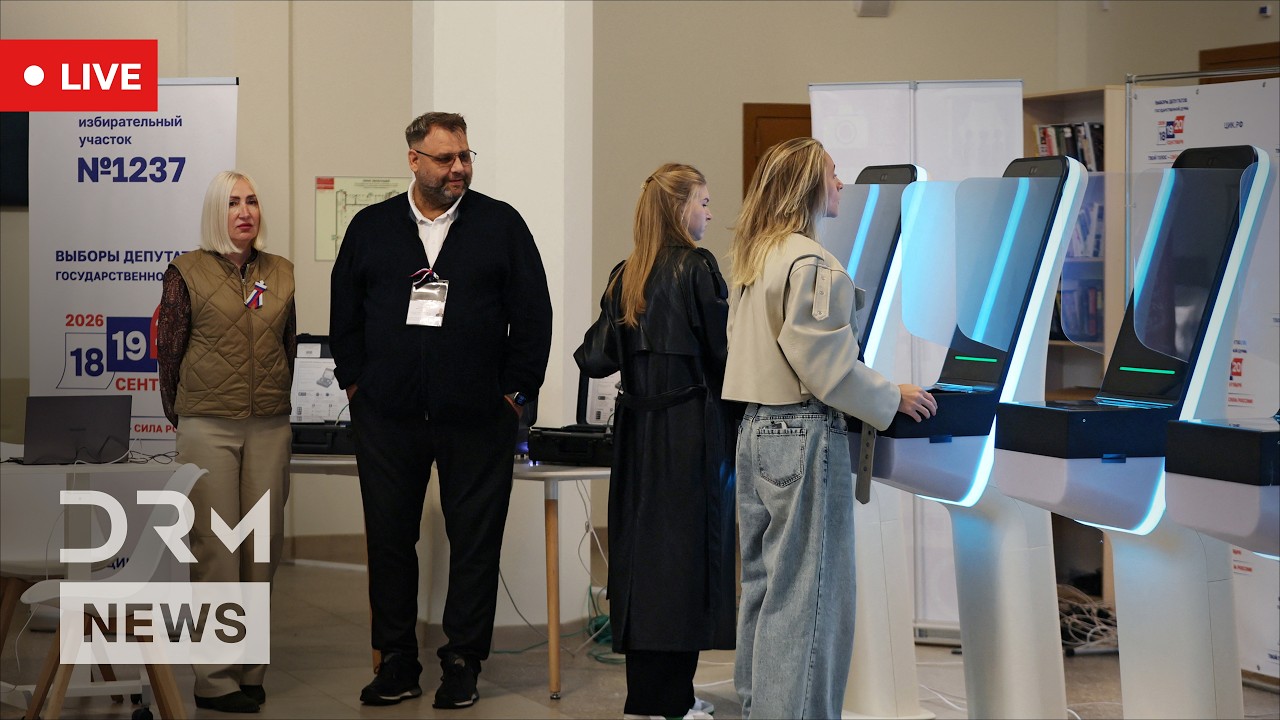 LIVE: Final Day Of Voting Underway In Russia Parliamentary Election | DRM News | AC1F