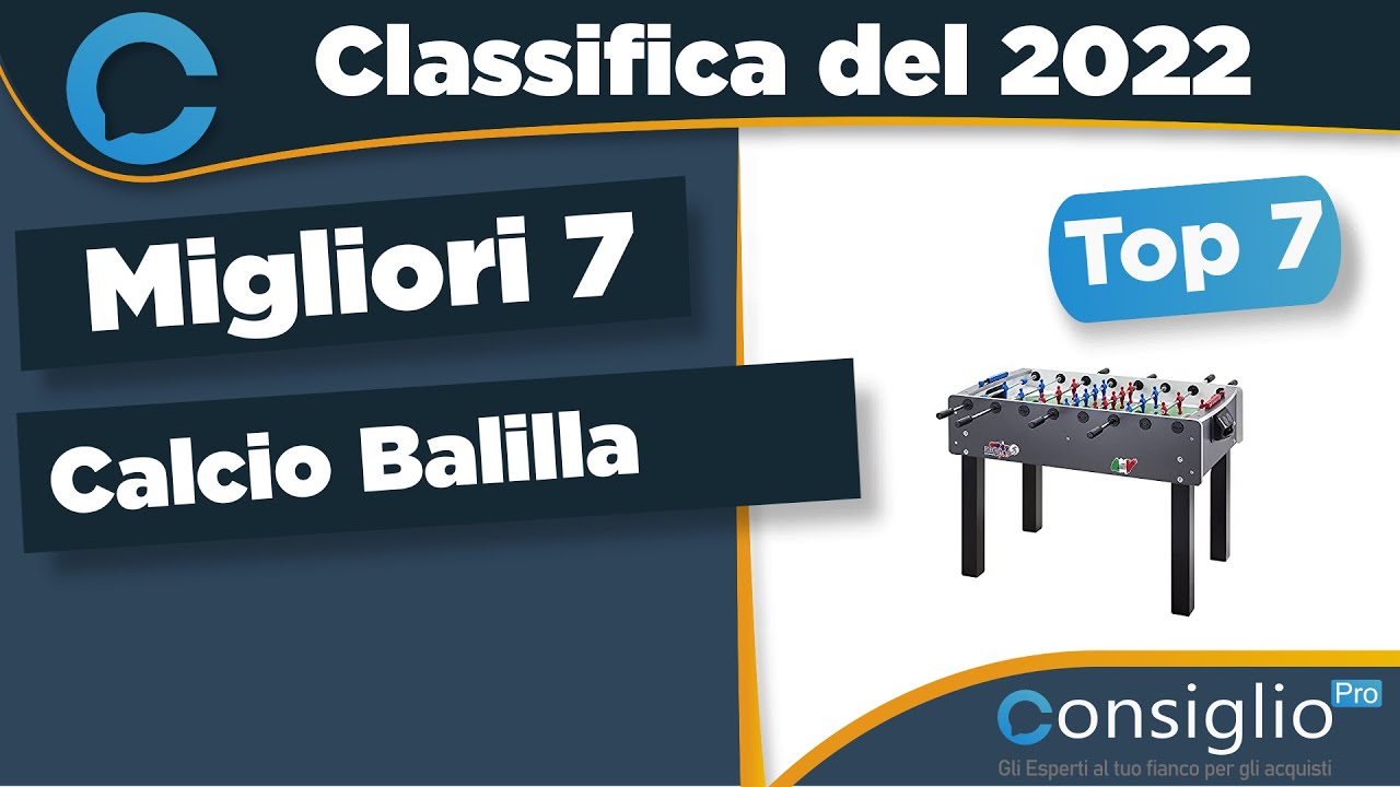 Migliori calcio balilla Top 7 del 2022
