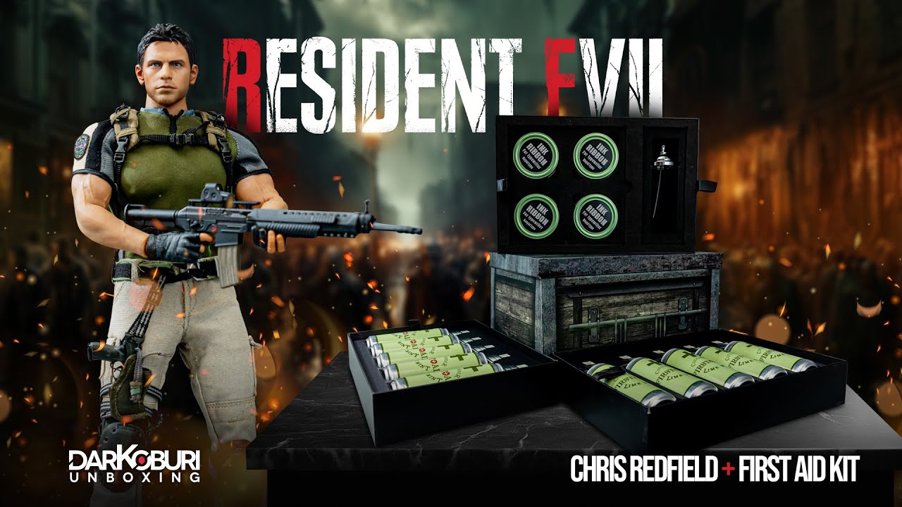 Resident Evil; Chris Redfield x Hot Toys x Game Flavor - Darkoburi Unboxing