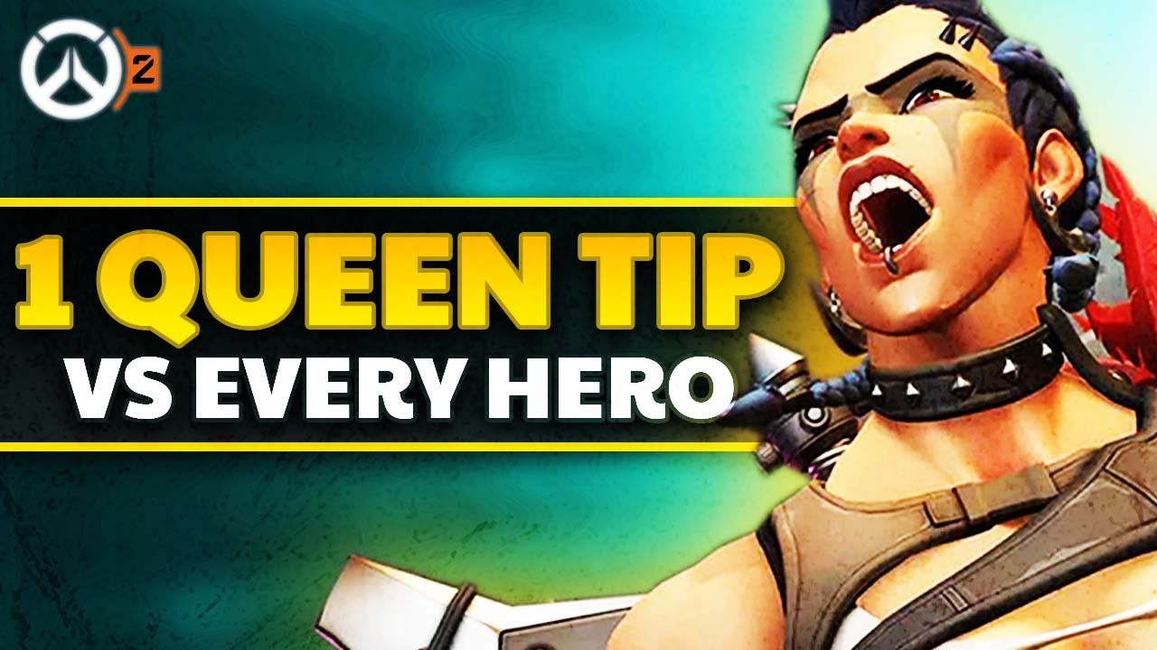 1 JUNKER QUEEN TIP for EVERY HERO - Overwatch 2