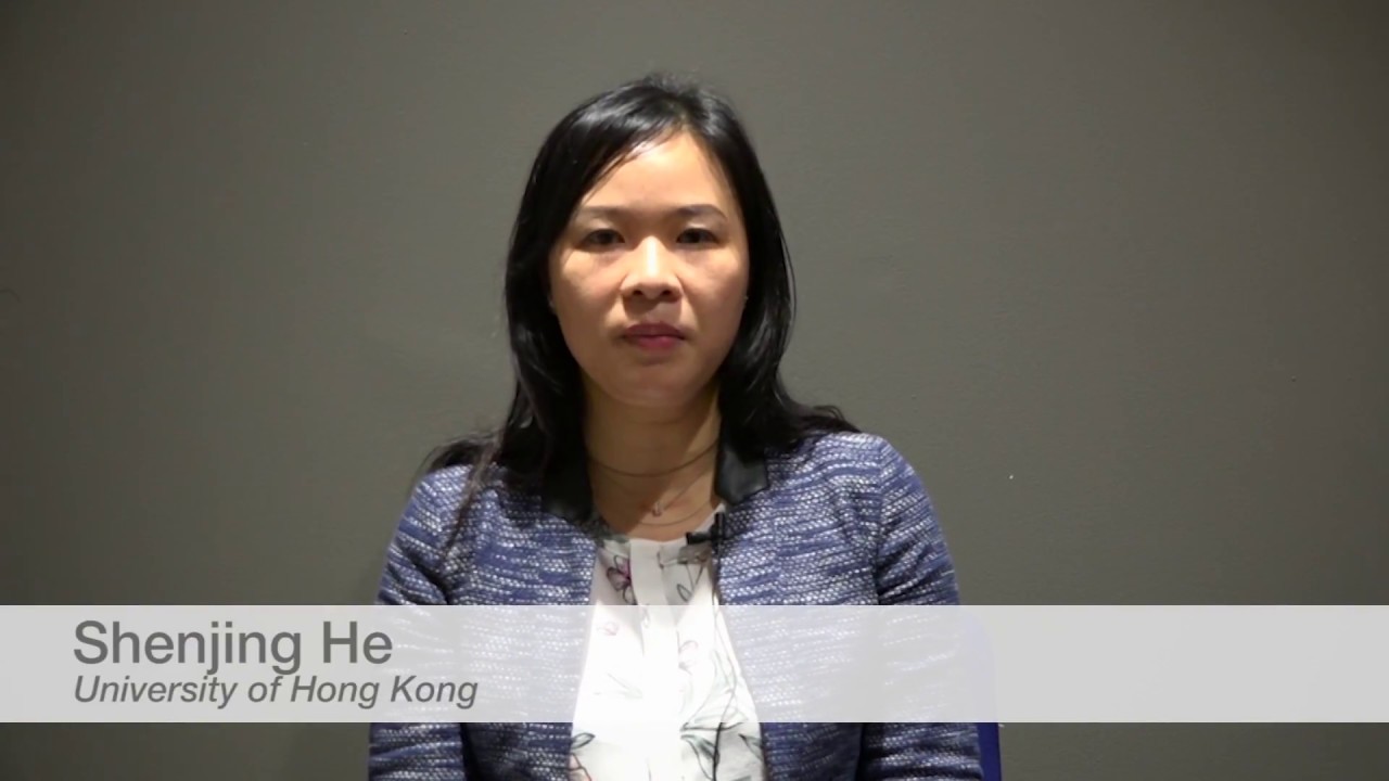 Shenjing He, University of Hong Kong