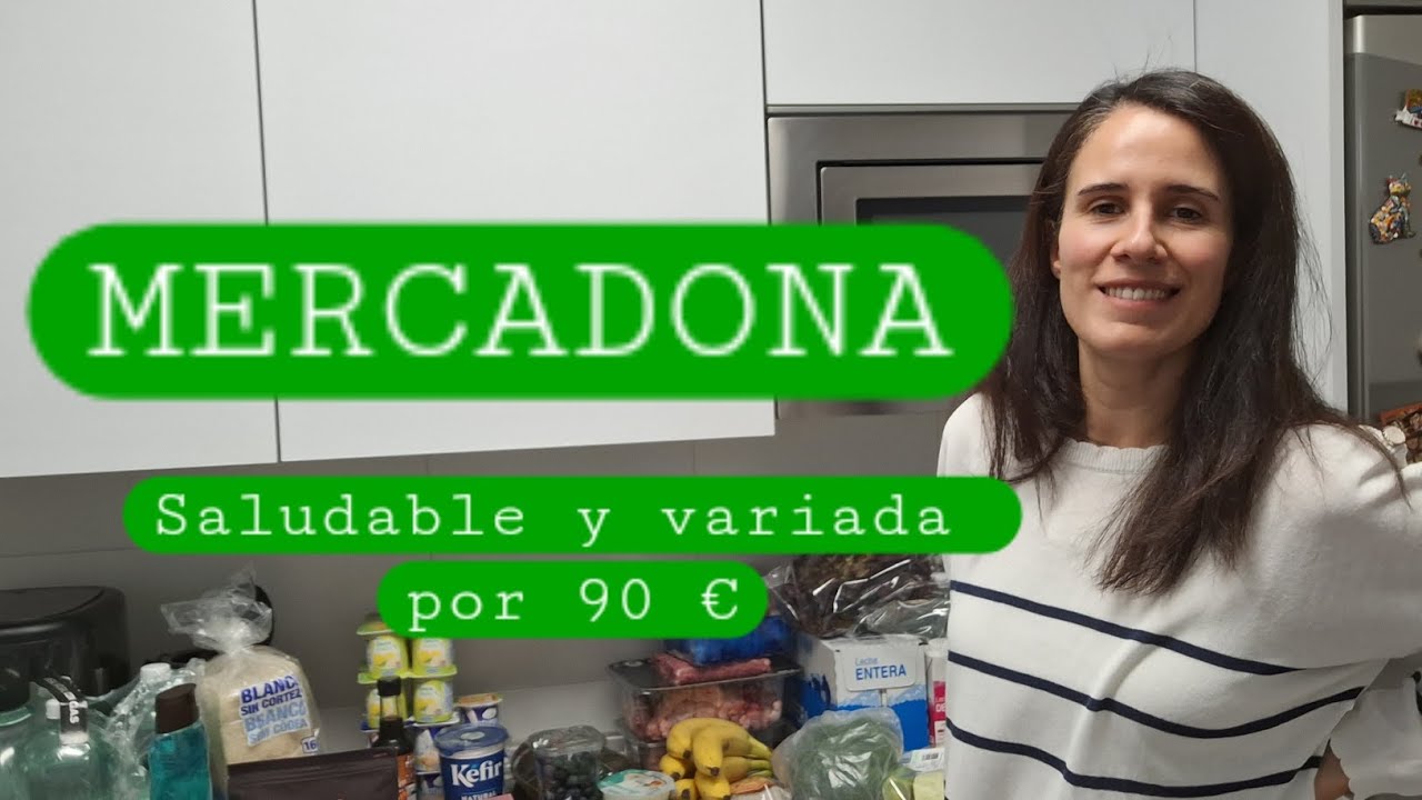 COMPRA SEMANAL SALUDABLE y VARIADA por MENOS de 90€ 🛒 | Menú para 4 personas + precios