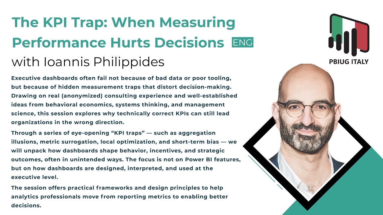 The KPI Trap: When Measuring Performance Hurts Decisions - with Ioannis P.