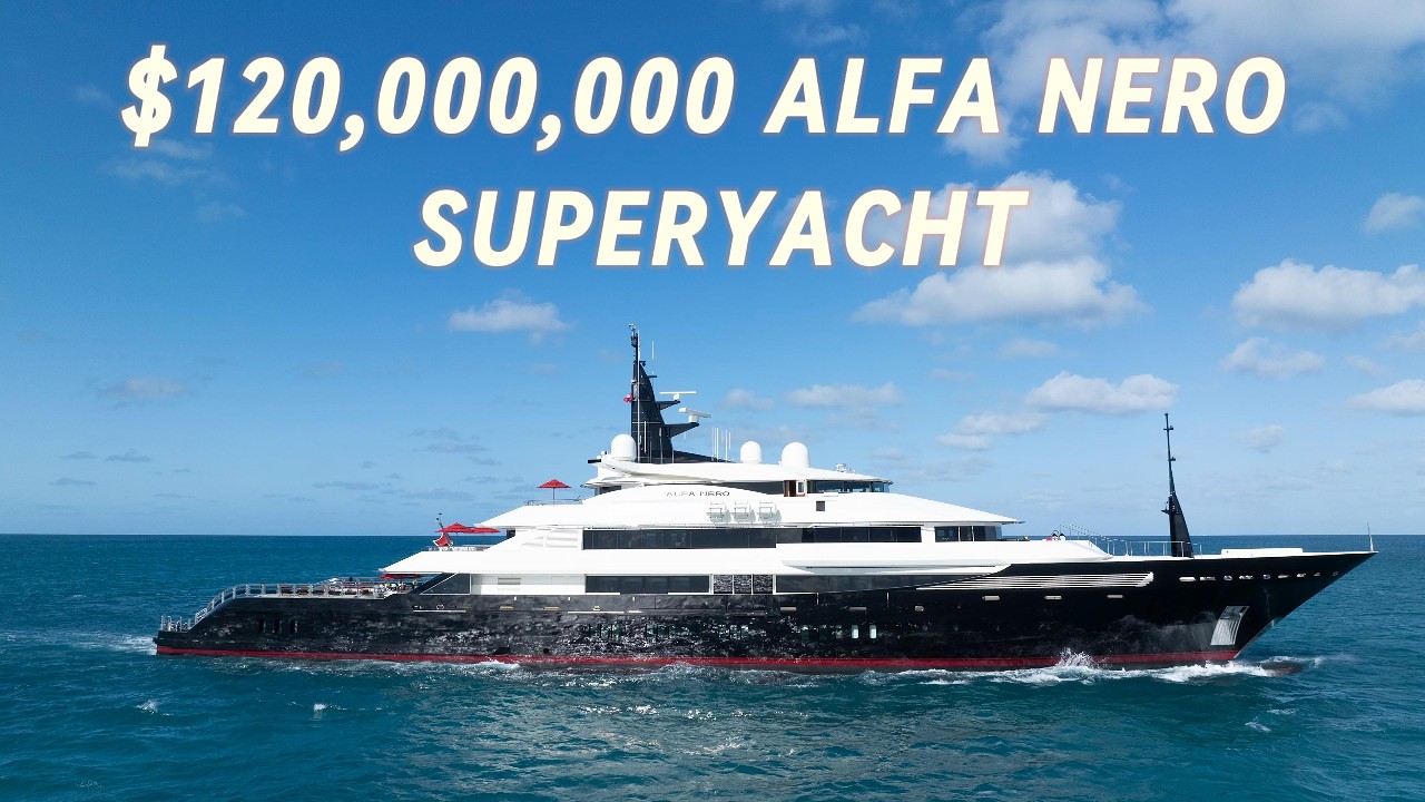 What’s INSIDE a $120,000,000 ALFA NERO Superyacht?