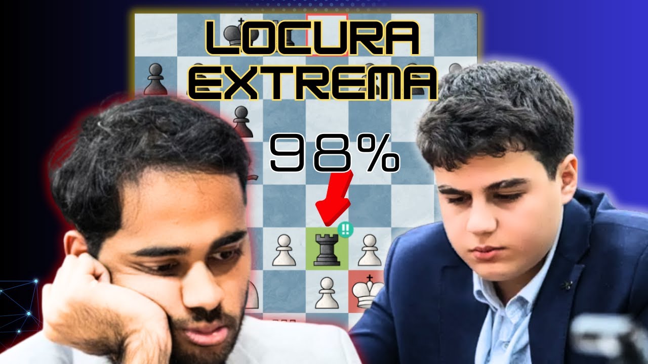 ¡NIÑO de 14 años JUEGA al 98% y HUMILLA al #5 del MUNDO! 🤯 |  Erigaisi vs Erdogmus