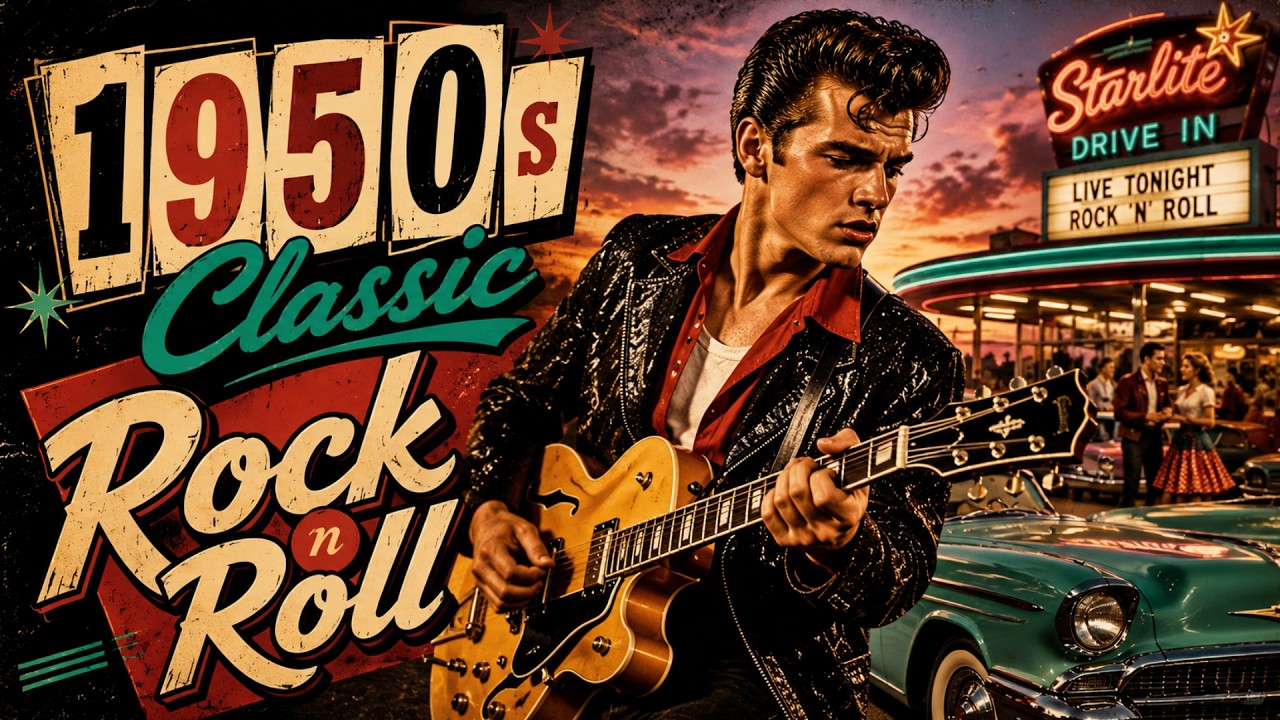 Feel Good 1950s Rock and Roll 🔥 Rockabilly Classics for a Perfect Day