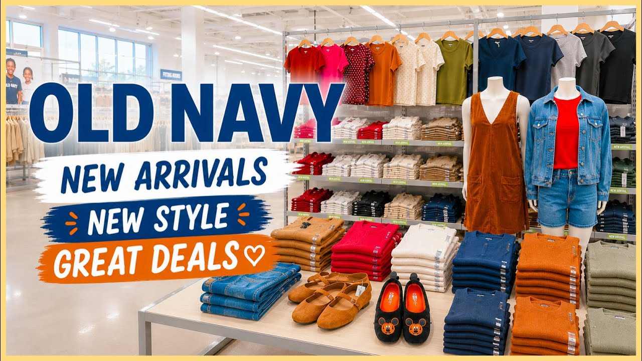 💙OLD NAVY NEW ARRIVALS!😍 GREAT DEALS AND SALE MUST-SEE FINDS! OLD NAVY SHOP WITH ME❤︎