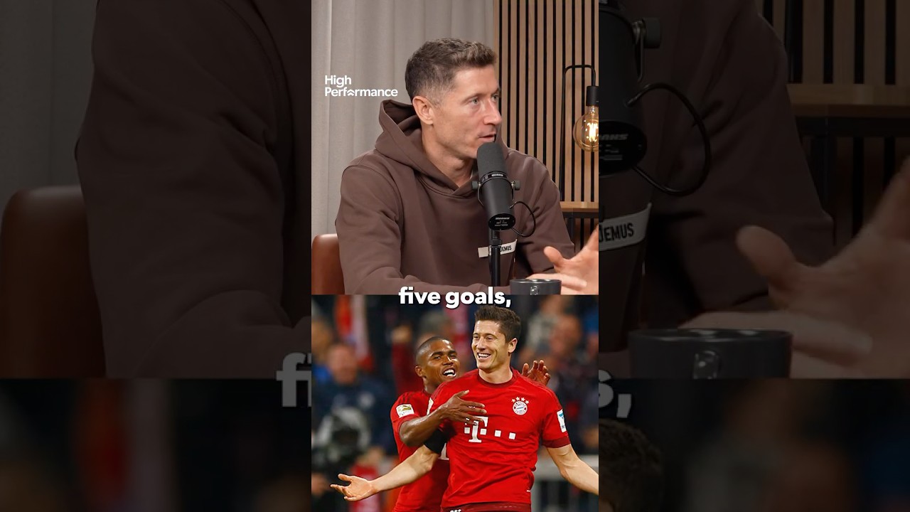 Robert Lewandowski on Scoring 5 GOALS in 9 MINUTES! 🤯🔥