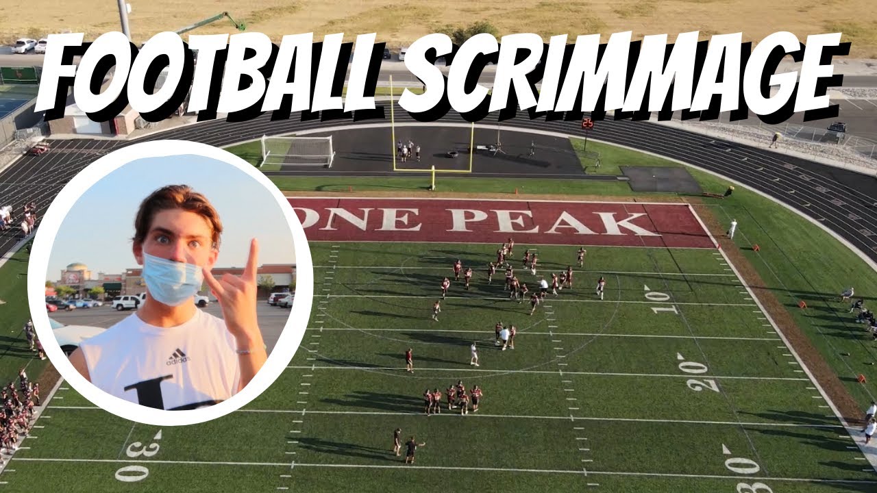 AUSTIN IS BACK IN PADS| DOMINATES IN FIRST SCRIMMAGE| FOOTBALL IS HERE