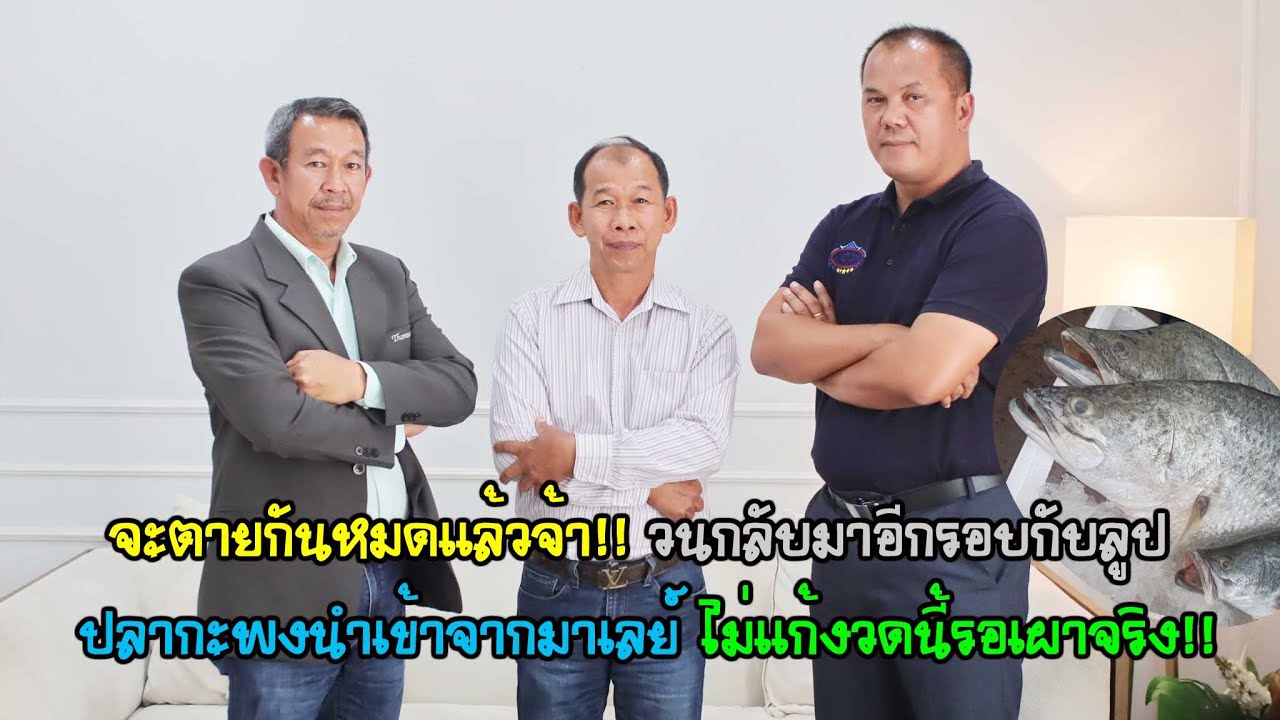 จะตายกันหมดแล้วจ้า!! วนกลับมาอีกรอบกับลูป ปลากะพงนำเข้าจากมาเลย์ ไม่แก้งวดนี้รอเผาจริง!!