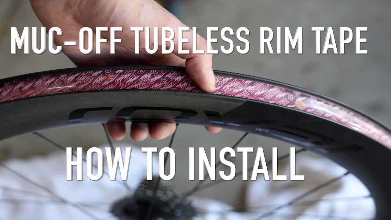 Muc-Off Tubeless Rim Tape - How to Install