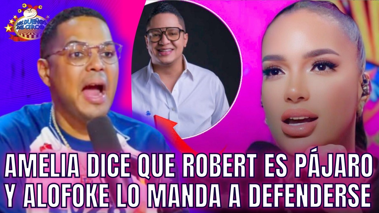 AMELIA DICE QUE ROBERT ES PÁJARO Y ALOFOKE LO MANDA A DEFENDERSE