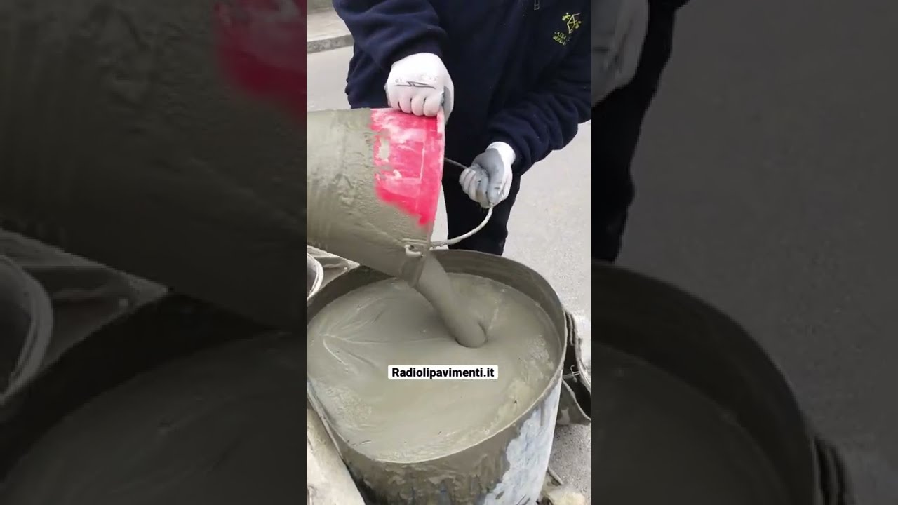 Cemento fluido per sigillatura di pavimento in pietra - Radioli Pavimenti