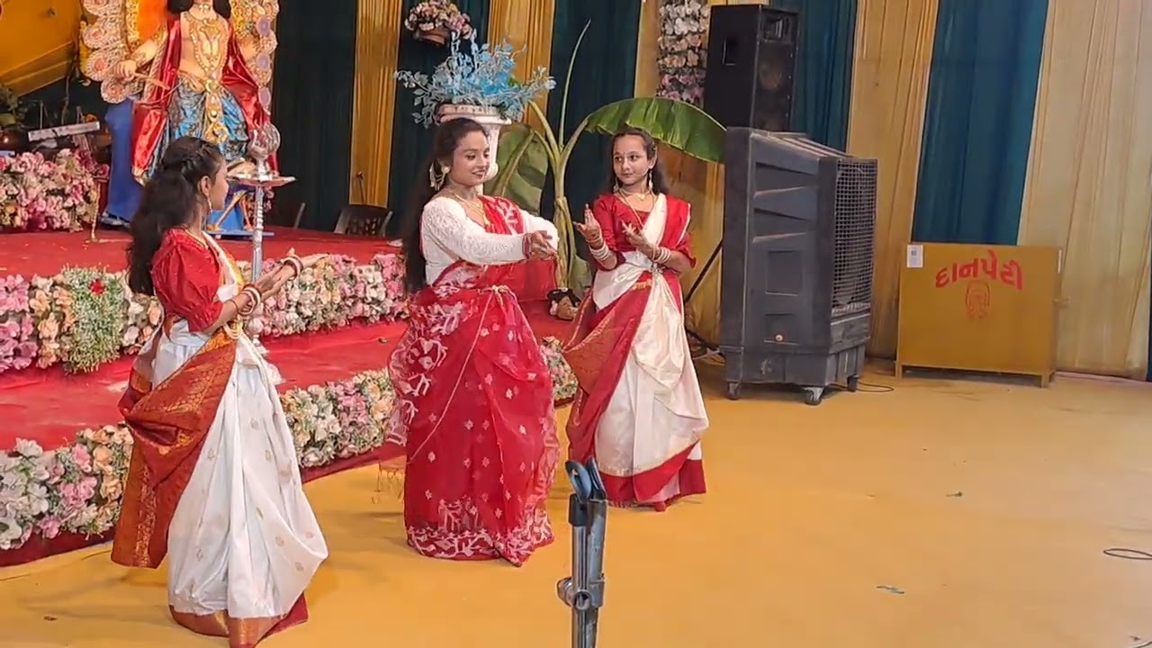 🌸 Hrisha Sarkar Divine Dance | Jago Tumi Jago | Durga Puja 2025 | Side Angle 🌸