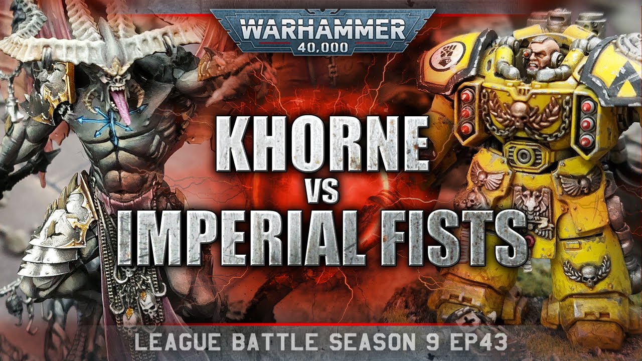 Imperial Fists vs Khorne Warhammer 40k Battle Report 9th Edition 2000pts S9EP43 BE'LAKOR!