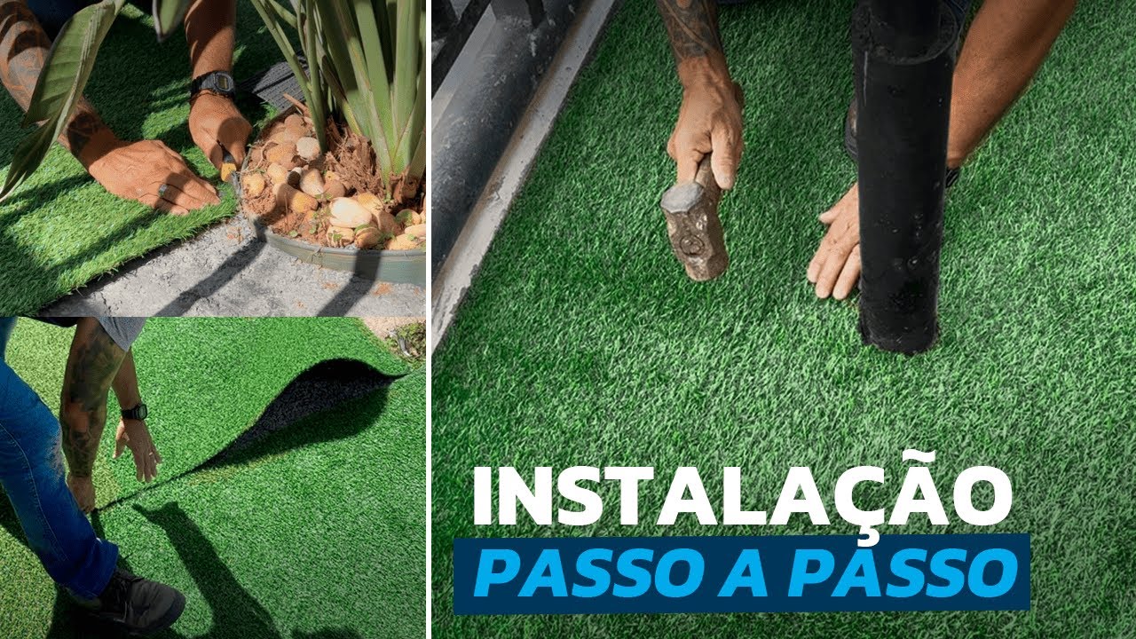 Como Instalar Grama Sintética em Piso de Concreto 2025 (Passo a Passo)