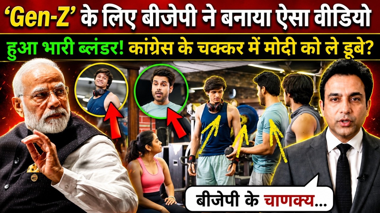 BJP Gen Z AD Video Roast! इतनी Trolling! PM Modi बुरे फँसे! BJP Exposed! Bharat Padtal