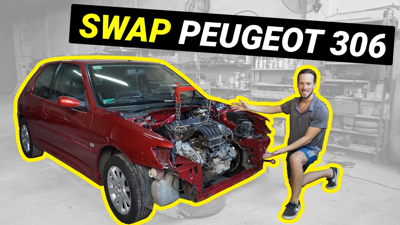SWAP Peugeot 306❗❗❗ - Cómo hacer un cambio de motor - Proyecto TRACK DAY