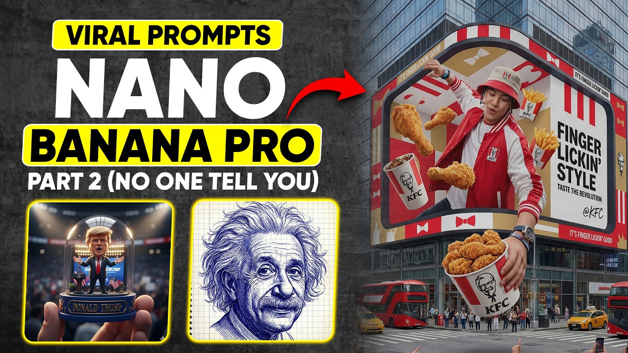 Я нашёл СКРЫТЫЕ подсказки Nano Banana Pro, которыми никто не делится! (Часть 2) | Учебное пособие...