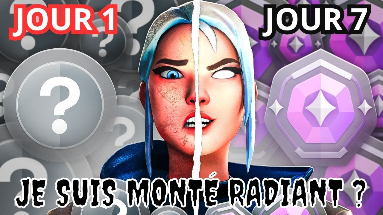 7 JOURS POUR PASSER DIAMANT SUR VALORANT OU JE T'OFFRE UN SKIN - LE GRIND D'UN D&Eacute;BUTANT SUR VALORANT