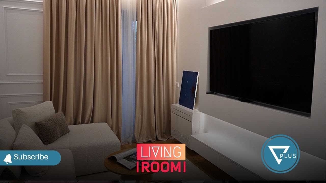 Arredim/ Dizajn 70m2  i maksimalizuar/ Shtëpitë moderne të Shqipërisë - Living Room
